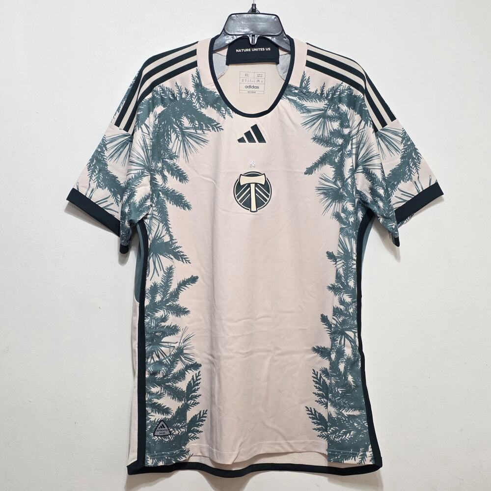Adidas MLS Portland Timbers FC Men’s 24/25 Authentic Away Jersey HZ6200 Size XL